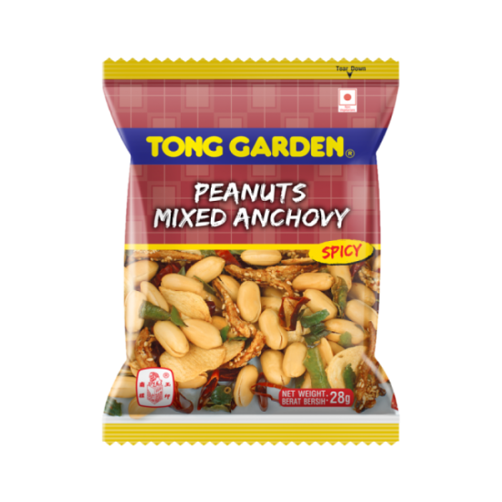 TONG GARDEN PEANUTS MIXED ANCHOVY 28GM