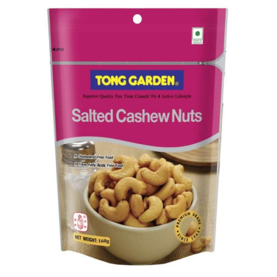 TONG GARDEN SALTED CASHEWNUT 160GM