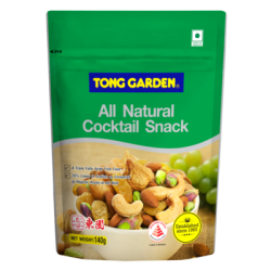 TONG GARDEN ALL NATURAL COCKTAIL SNACK 140GM TONG GARDEN ALL NATURAL COCKTAIL SNACK 140GM