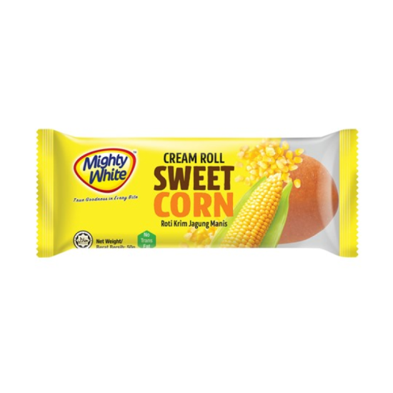 MIGHTY WHITE CREAM ROLL SWEETCORN 50GM