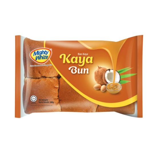 MIGHTY WHITE BUN KAYA 6PCS 280GM