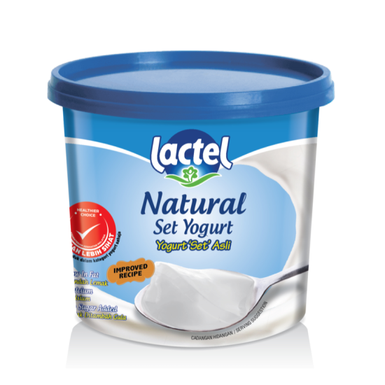 LACTEL NATURAL SET YOGURT 1.4KG