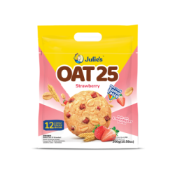 JULIE'S OAT 25 STRAWBERRY 300GM JULIE'S OAT 25 STRAWBERRY 300GM
