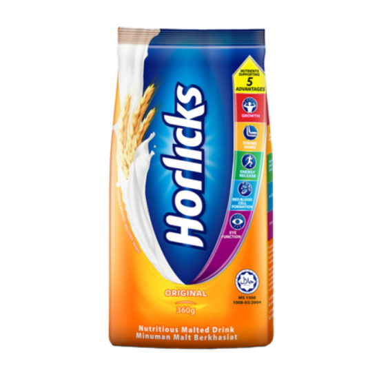 HORLICKS ORIGINAL POUCH 360GM