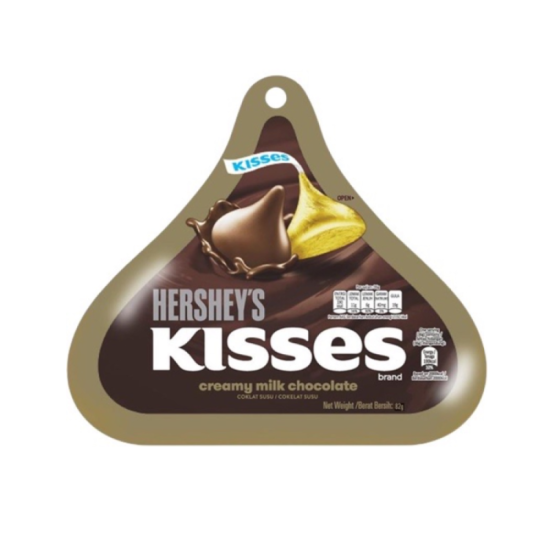 HERSHEY'S KISSES MILK CHOCOLATE 36GM