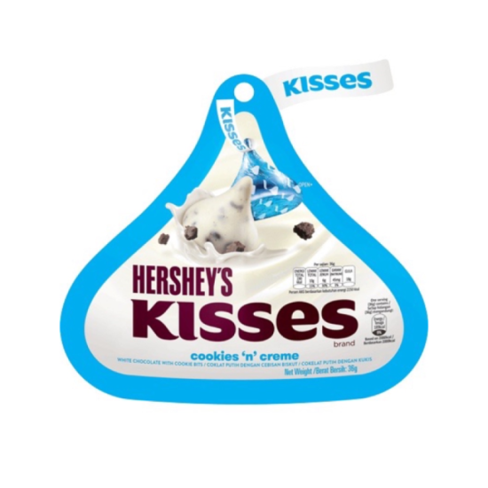 HERSHEY'S KISSES COOKIES'N'CREME 36GM