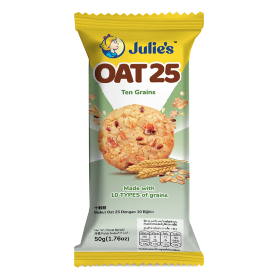 JULIE'S OAT 25 TEN GRAINS 50GM