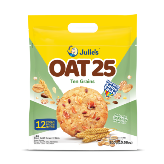 JULIE'S OAT 25 TEN GRAINS 300GM