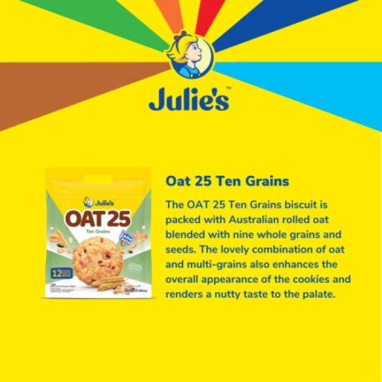 JULIE'S OAT 25 TEN GRAINS 300GM