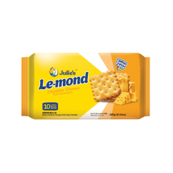 JULIE'S LEMOND CHEDDAR CHEESE 180GM JULIE'S LEMOND CHEDDAR CHEESE 180GM