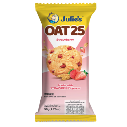 JULIE'S OAT 25 STRAWBERRY 50GM JULIE'S OAT 25 STRAWBERRY 50GM
