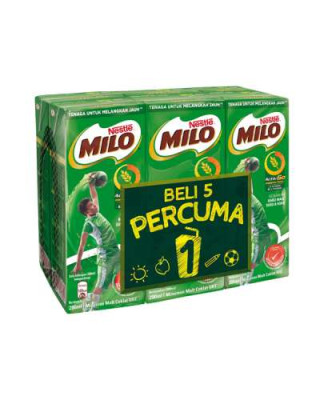 NESTLE MILO UHT 5+1 200ML*6