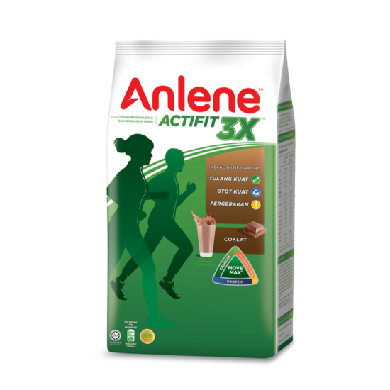 ANLENE REGULAR CHOCOLATE 550G