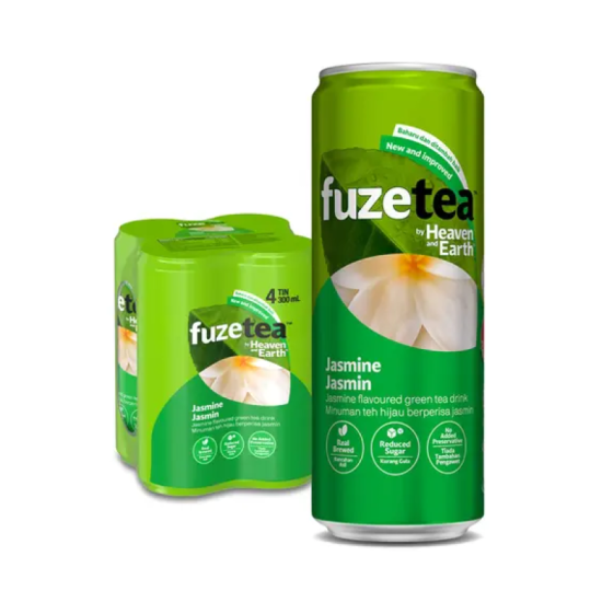 FUZE TEA ICE JASMINE GREEN TEA 300ML*4 FUZE TEA ICE JASMINE GREEN TEA 300ML*4