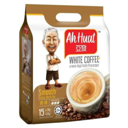 AH HUAT CLASSIC SMOOTH WHITE COFFEE 28GM*15 AH HUAT CLASSIC SMOOTH WHITE COFFEE 28GM*15