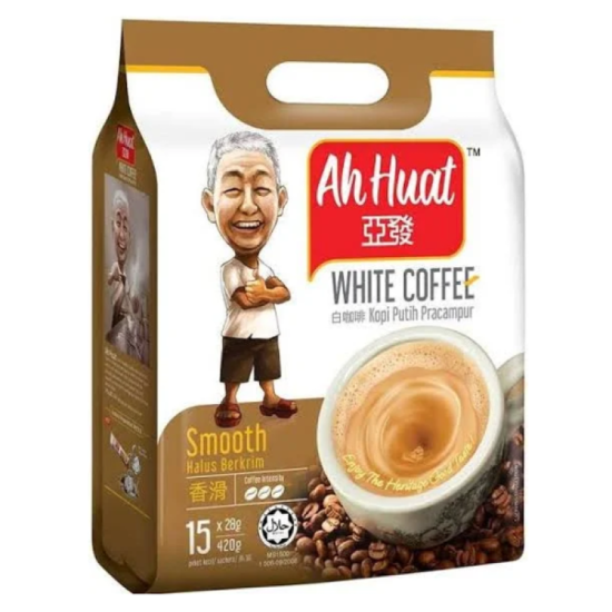 AH HUAT CLASSIC SMOOTH WHITE COFFEE 28GM*15