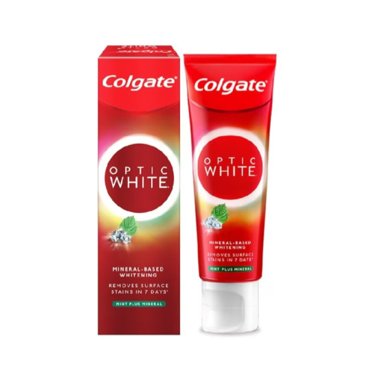 COLGATE TOOTHPASTE OPTIC WHITE MINT PLUS 100G