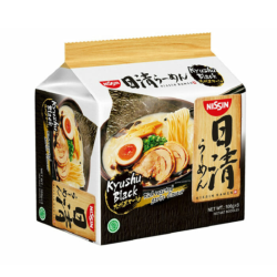 NISSIN JAPANESE RAMEN - KYUSHU BLACK 106GM*5 NISSIN JAPANESE RAMEN - KYUSHU BLACK 106GM*5