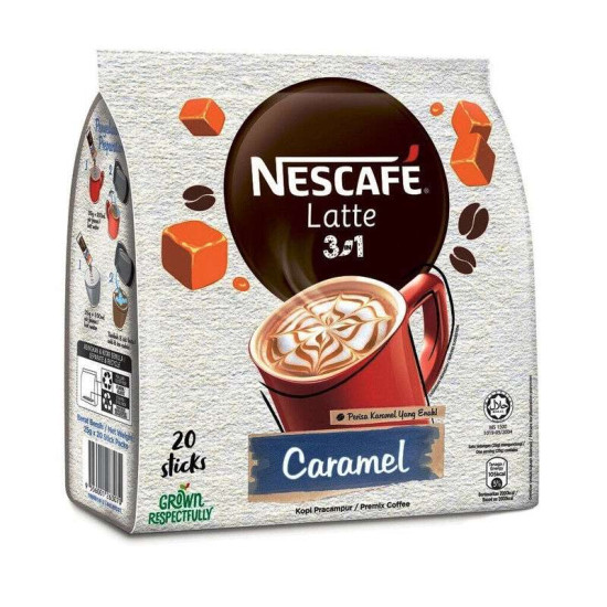 NESCAFE LATTE CARAMEL 25G*20