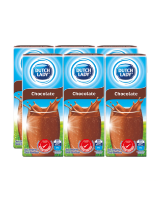 DUTCH LADY PUREFARM UHT CHOCOLATE 200ML*6