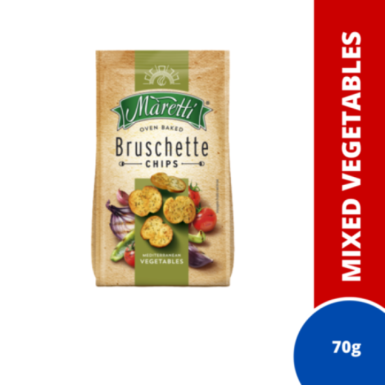 BRUSCHETTE MARETTI MIXED VEGETABLES 70GM