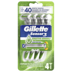 GILLETTE BLUE 3 SENSITIVE (ALOE VERA) 4S GILLETTE BLUE 3 SENSITIVE (ALOE VERA) 4S