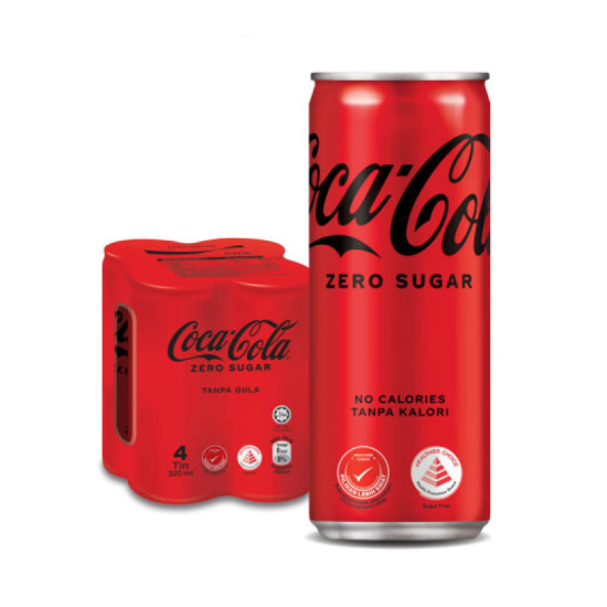 COCA COLA ZERO SUGAR 320ML*4