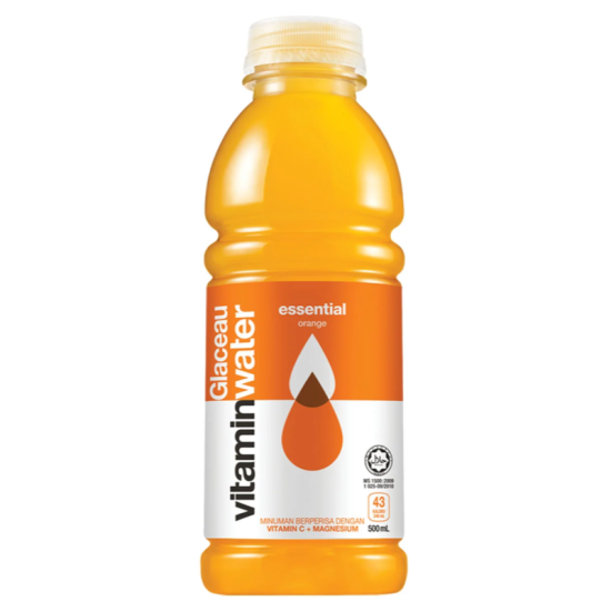 GLACEAU VITAMIN WATER ESSENTIAL-KO ORANGE 500ML