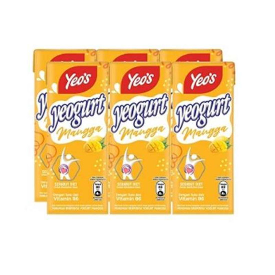 YEO'S YEOGURT MANGO 250ML*6