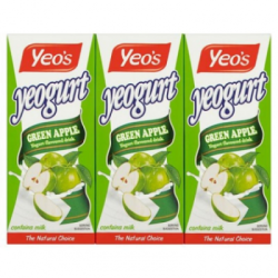 YEO'S YEOGURT GREEN APPLE 250ML*6 YEO'S YEOGURT GREEN APPLE 250ML*6