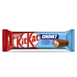 KIT KAT CHUNKY COOKIES AND CREAM 38G KIT KAT CHUNKY COOKIES AND CREAM 38G