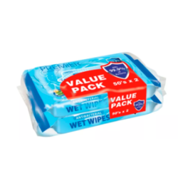 PREMIER ANTIBACTERIAL WIPES 50S*2 PREMIER ANTIBACTERIAL WIPES 50S*2