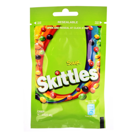 SKITTLES SOUR 45GM