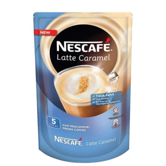 NESCAFE LATTE CARAMEL 25G*5