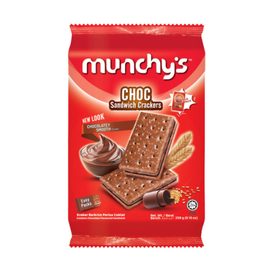 MUNCHY'S CHOCOLATE SANDWICH 258GM