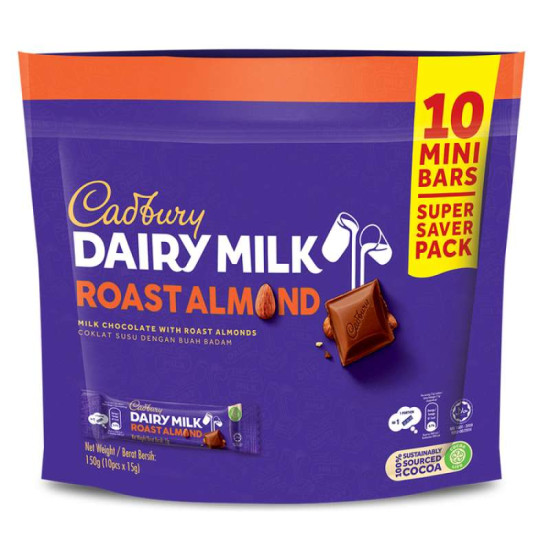 CADBURY ROAST ALMOND DOYBAG 150GM