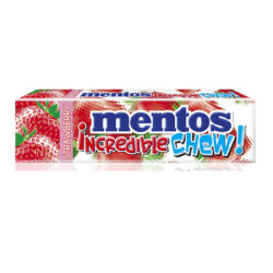 MENTOS INCREDIBLE CHEW STRAWBERRY 45GM MENTOS INCREDIBLE CHEW STRAWBERRY 45GM
