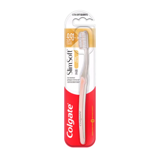 COLGATE TOOTHBRUSH SLIM SOFT GOLD 1'S