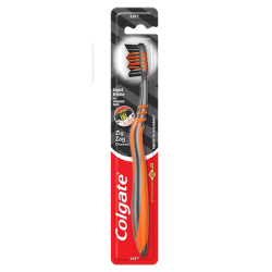 COLGATE TOOTHBRUSH ZIG ZAG CHARCOAL 1'S COLGATE TOOTHBRUSH ZIG ZAG CHARCOAL 1'S