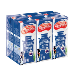 MAGNOLIA UHT FULL CREAM HI-CAL MILK 200ML*6 MAGNOLIA UHT FULL CREAM HI-CAL MILK 200ML*6
