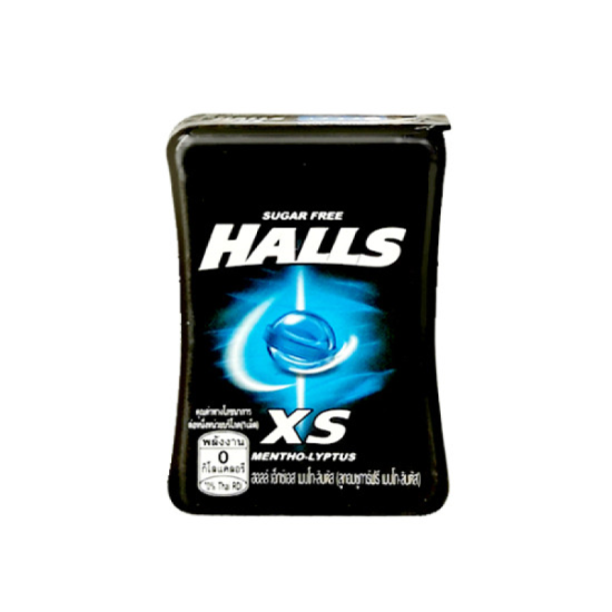 HALLS XS MENTHO-LYPTUS SUGAR FREE 15GM