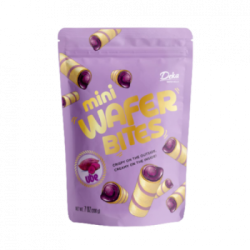 DEKA MINI WAFER BITES UBE 180GM DEKA MINI WAFER BITES UBE 180GM
