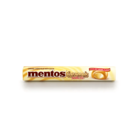 MENTOS CARAMELS WHITE 37GM