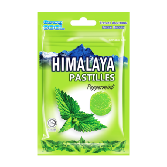 BF HIMALAYA PASTILLES PEPPERMINT 25GM