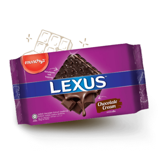 MUNCHY'S LEXUS SALTED CHOCOLATE 190GM