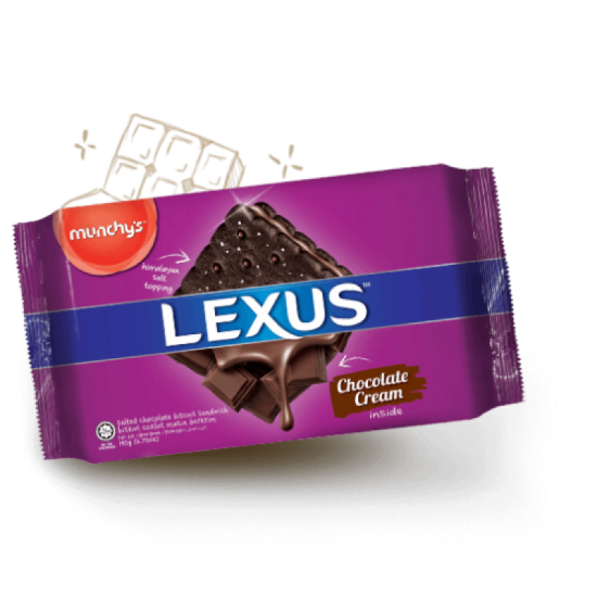 MUNCHY'S LEXUS SALTED CHOCOLATE 190GM