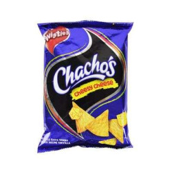 TWISTIES CHACHO'S CHEESY CHEESE 70GM TWISTIES CHACHO'S CHEESY CHEESE 70GM