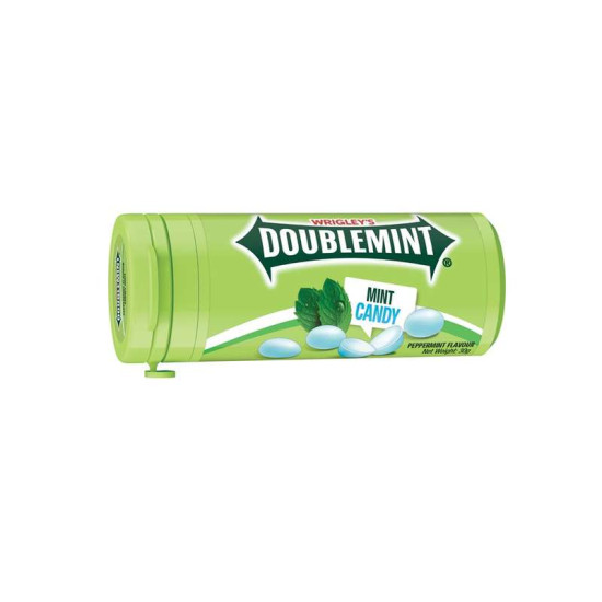 DOUBLEMINT CHEWY MINTS TUBE PEPPERMINT 30GM