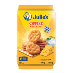 JULIE'S CHEESE CRACKER 200GM JULIE'S CHEESE CRACKER 200GM