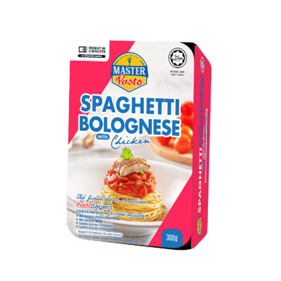 MASTER PASTO SPAGHETTI BOLOGNESE CHICKEN 300GM